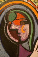407-1831 NYC - MOMA - Picasso - Girl Before a Mirror 1932 (detail)