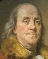 407-2622 NYC - Met - Joseph Siffred Duplessis - Benjamin Franklin 1778 (detail)