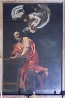407-7415 IT - Roma - Church of St Louis of the French - Contarelli Chapel - Caravaggio - Inspiration of St Matthew 1599-1600