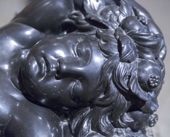 407-6598 IT - Roma - Galleria Borghese - Algardi - Il Sonno (Sleep) (detail) c 1635-36