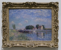 312-2382 Philadelphia Museum of Art - Alfred Sisley - The Canel at Saint Mammes