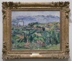 312-2384 Philadelphia Museum of Art - Paul Cezanne - View of the Bay of Marseille with the Village of Saint Henri