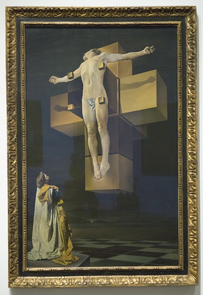 407-2450 NYC - Met - Salvador Dali - Crucifiction (Corpus Hypercubus) 1954.jpg