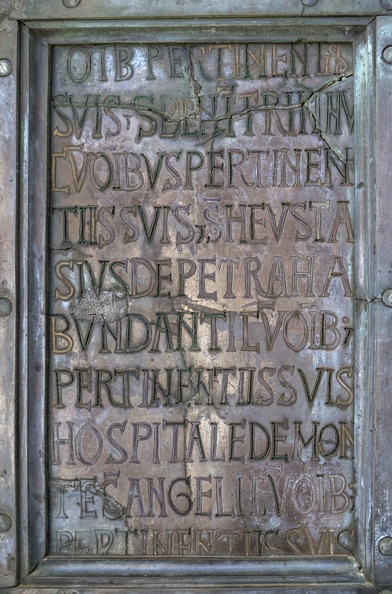407-5114 IT - Abbey of Montecassino  - Door (detail).jpg