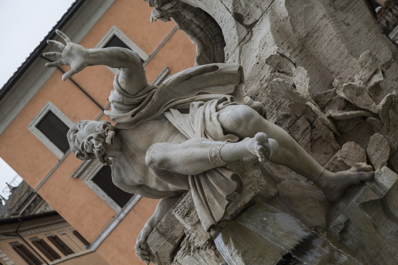 407-7362 IT - Roma - Piazza Navona - Bernini - Fountain of the Four Rivers 1651 detail.jpg