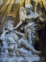 407-7774 IT - Roma - Santa Maria della Vittoria - Dominico Guidi - The Dream of St Joseph (detail)