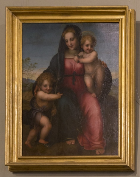 407-6533 IT - Roma - Galleria Borghese - del Colle - Madonna and Child and Saint John c 1530.jpg