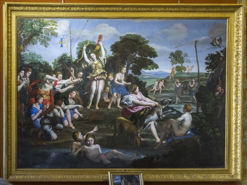 407-6601 IT - Roma - Galleria Borghese - Domenichino - The Hunt of Diana 1616-17.jpg