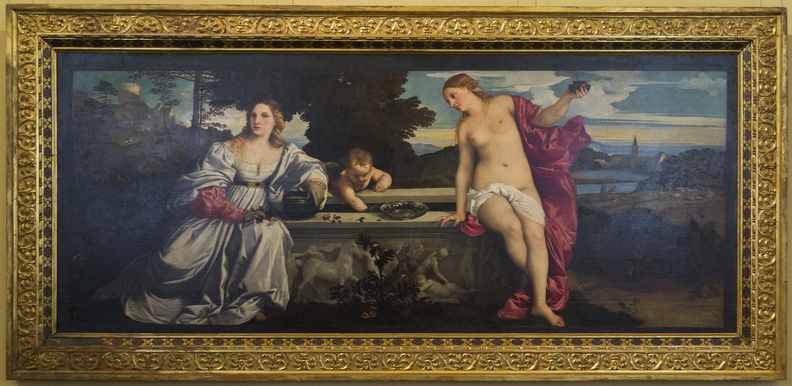 407-6616 IT - Roma - Galleria Borghese - Vecello - Love Sacred and Profane c 1514.jpg