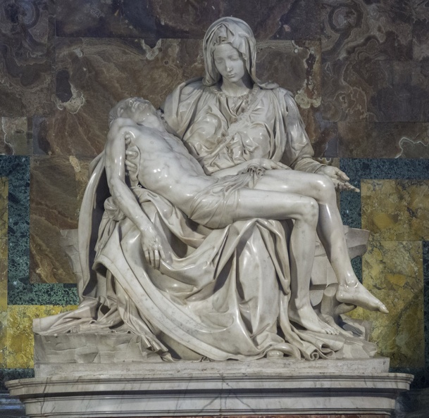 407-7135 IT - Roma - Vatican - St Peter's Basilica - Michelangelo - Pieta 1498-99.jpg