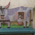 407-8864 IT - Orvieto - Michelangeli - Wooden Cow Bench
