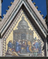 407-8930 IT - Orvieto - Duomo - Mosaic - Baptism of Christ