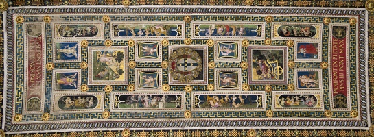 408-1861 IT - Siena - Duomo Santa Maria Assunta - Piccolomini Library ceiling