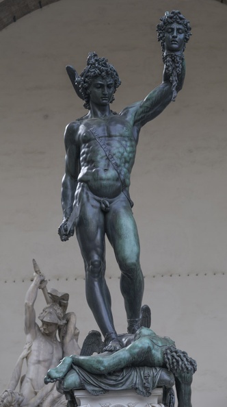 408-2969 IT - Firenze - Piazza della Signoria - Loggia dei Lanzi - Benvenuto Cellini - Perseus before 1554.jpg