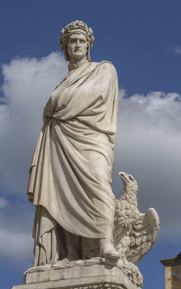 408-3602 IT - Firenze - Piazza Santa Croce - Enrico Pazzi - Monument to Dante 1865.jpg