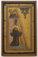 408-3017 IT - Firenze - Uffizi Gallery - Maestro della Croce - Saint Francis Recieves the Stigmata c 1240-50