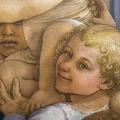 408-3110 IT - Firenze - Uffizi Gallery - Filipo Lippi - Madonna and Child with Two Angels (detail) c 1460-65