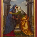 408-3177 IT - Firenze - Uffizi Gallery - Albertinelli - Visitation, Annunciation, Adoration of the Christ Child, and Circumcision (predella) 1503