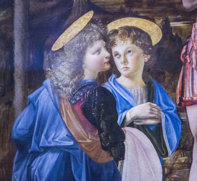 408-3351 IT - Firenze - Uffizi Gallery - Verrocchio, da Vinci - The Baptism of Christ 1470-1475.jpg