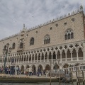 408-6777 IT - Venezia - Gondola Ride - Doge's Palace (note quadrefoil design element)