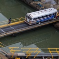 410-3323 Panama Canal - Bus on Drawbridge