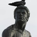 413-4475 Dana Point Harbor Dana Statue witrh Pigeon