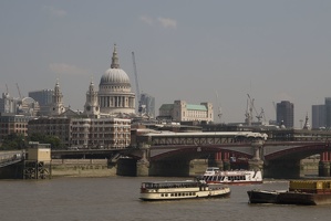London - Millennium Bridge and St. Paul's Cathedral
