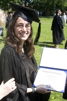 308-6329 Commencement - Lucy with her Diploma
