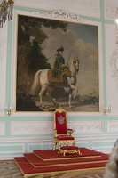 311-4184 St. Petersburg -  Peterhof - Throne with Portrait of Catherine the Great