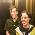 310-6293  Wisconsin Capitol - Lucy & Thomas in Elevator
