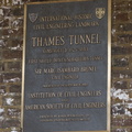 404-8427 London - Thames Tunnel Plaque