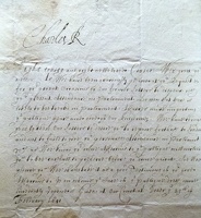 406-5625 Huntington - Charles I letter to Earl of Huntingdon re 16410223