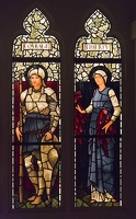 406-5747 Huntington - Burne-Jones & Dearle - Detail, David Healey Memorial Window