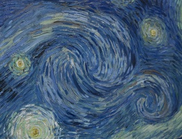 407-1585 NYC - MOMA - van Gogh - The Starry Night 1889 (detail)