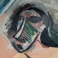 407-1607 NYC - MOMA - Picasso - Les Demoiselles d'Avignon 1907 (detail)