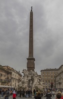407-7340 IT - Roma - Piazza Navona - Bernini - Fountain of the Four Rivers 1651