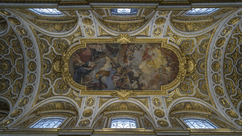407-7437 IT - Roma - Church of St Louis of the French - ceiling by Charles-Joseph Natoire.jpg