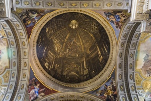 407-7597 IT - Roma - St Ignatius Church - Tromp l'oeil Dome 1891 of Pozzo 1685