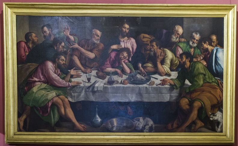 407-6586 IT - Roma - Galleria Borghese - Bassano - The Last Supper c 1546-48.jpg