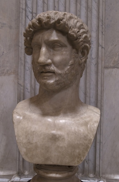 407-6886 IT - Roma - Vatican Museum - Hadrian mounted on modern bust c AD 138.jpg