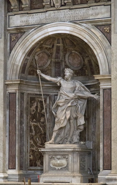 407-7051 IT - Roma - Vatican - St Peter's Basilica - Sanctus Longinus Martyr.jpg
