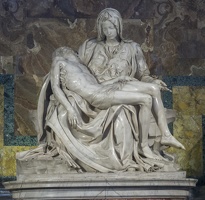 407-7135 IT - Roma - Vatican - St Peter's Basilica - Michelangelo - Pieta 1498-99
