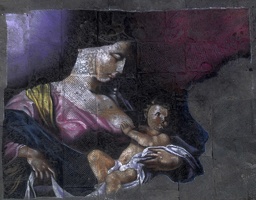 408-1402 IT - Siena - Madonna e Bambino - Sidewalk Chalk Art