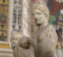 408-1833 IT - Siena - Duomo Santa Maria Assunta - Piccolomini Library - Three Graces - detail
