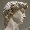 408-2487 IT - Firenze - Galleria dell'Accademia - Michelangelo - David (detail) 1501-04