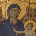 408-3062 IT - Firenze - Uffizi Gallery - Cuccio di Boninsegna - Madonna and Child Enthroned with Angels, 'Santa Maria Novella Maestra' (detail) 1285