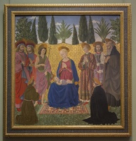 408-3097 IT - Firenze - Uffizi Gallery - Alesso Baldovinetti - Madonna and Child with Saints 'Cafaggiolo Altarpiece' c 1453