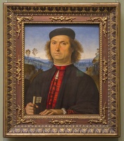 408-3099 IT - Firenze - Uffizi Gallery - Perugino - Portrait of Francesco delle Opere c 1494