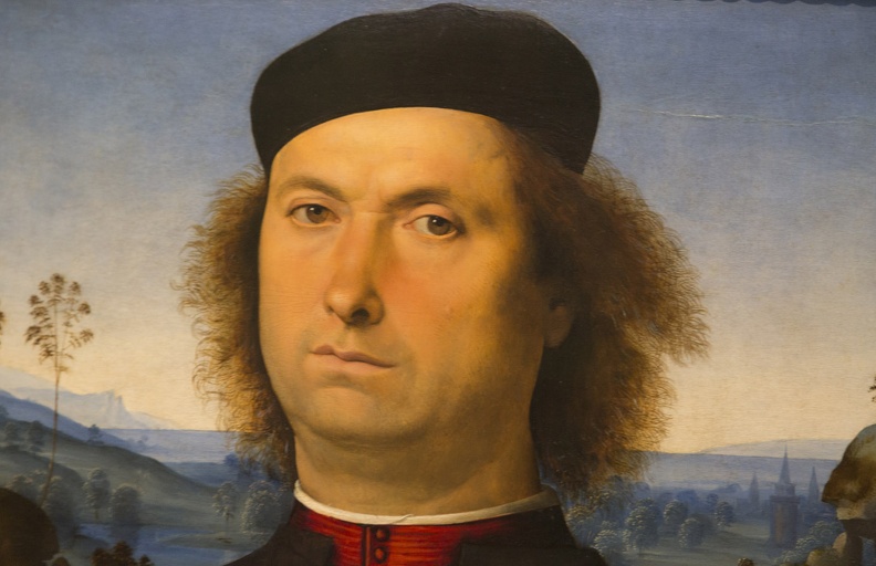 408-3102 IT - Firenze - Uffizi Gallery - Perugino - Portrait of Francesco delle Opere (detail) c 1494.jpg