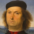 408-3102 IT - Firenze - Uffizi Gallery - Perugino - Portrait of Francesco delle Opere (detail) c 1494